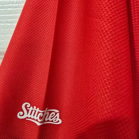 Washington Senators Men's Stitches Short Sleeve T-Shirt Polyester Red Sz Med NWT - Picture 4 of 6